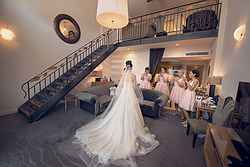 Hotel Wedding Table Setup - Playford Hotel by Sofitel at Real Weddings