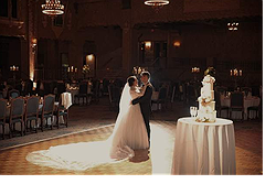 Wedding Dancefloor at Plaza Ballroom