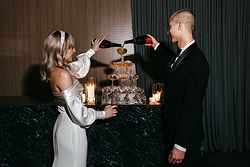 Elegant Wedding Toast - Q Events by Metropolis