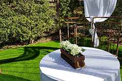 Garden Wedding Reception Gisborne South - Roomba's at Real Weddings