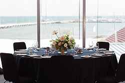 Table Setup for Wedding at Royal Brighton Yacht Club