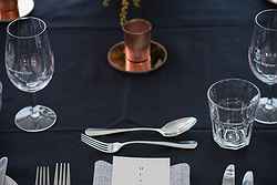 Wedding Table Setup at RBYC