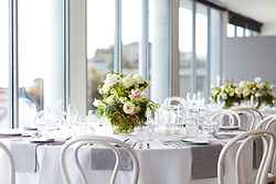 Indoor Wedding Reception at Royal Brighton Yacht Club
