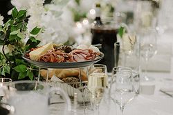 Wedding reception dining experience at San Remo Ballroom, Melbourne.