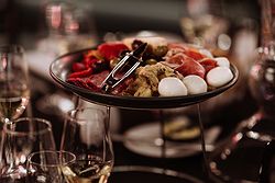 Exquisite food presentation for weddings and special celebrations at San Remo Ballroom.