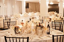 Elegant interiors and inviting atmosphere of San Remo Ballroom's Terrazzo Lounge.