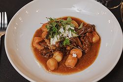 Wedding reception cuisine prepared and served at San Remo Ballroom, Melbourne.