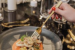 Fresh and flavourful dishes served as part of San Remo Ballroom's wedding catering.