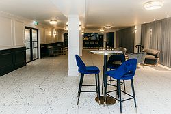 Sophisticated event lounge at San Remo Ballroom for wedding receptions and private functions.