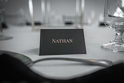 Wedding Guest Table at Ultima Function Centre